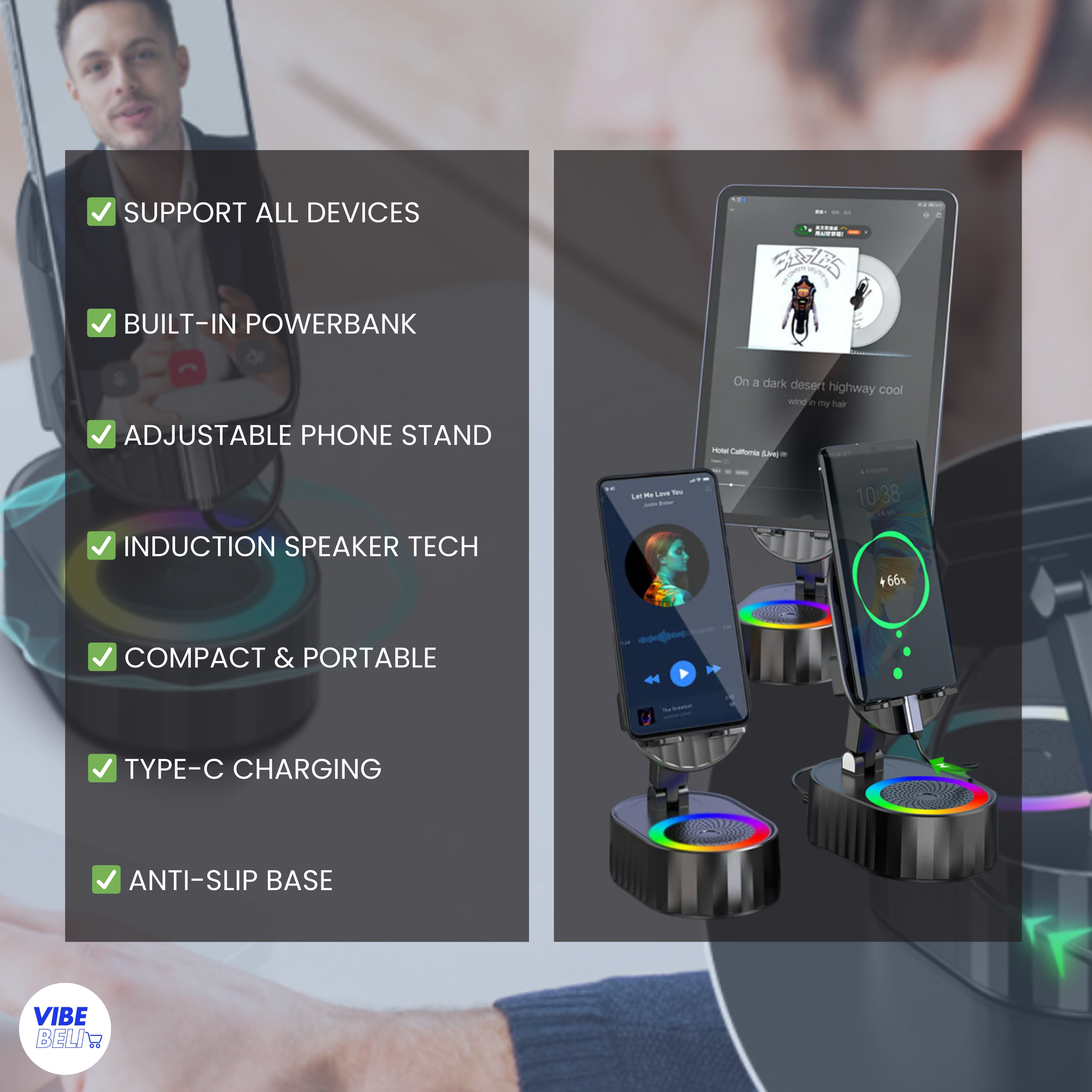 VibeBeli™ Sound Base